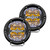 RIGID Industries 360-Series 4" LED Off-Road Fog Light Drive Beam with Amber Backlight - Black Housing - P/N 36118