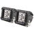 HEISE 4 LED Cube Light with Harness - Spot Beam- 3" - 2 Pack - P/N HE-HCL2S2PK