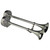 Schmitt & Ongaro Deluxe All-Stainless Dual Trumpet Horn - 12V - P/N 10028