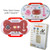 Lunasea Child/Pet Safety Water Activated Strobe Light with RF Transmitter - Red Case - P/N LLB-63RB-E0-K1