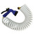 Whitecap 50' White Coiled Hose with Adjustable Nozzle - P/N P-0442