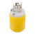 Marinco Locking Plug - 15A, 125V - Yellow - P/N 4721CR