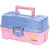 Plano Two-Tray Tackle Box with Duel Top Access - Periwinkle/Pink - P/N 620292