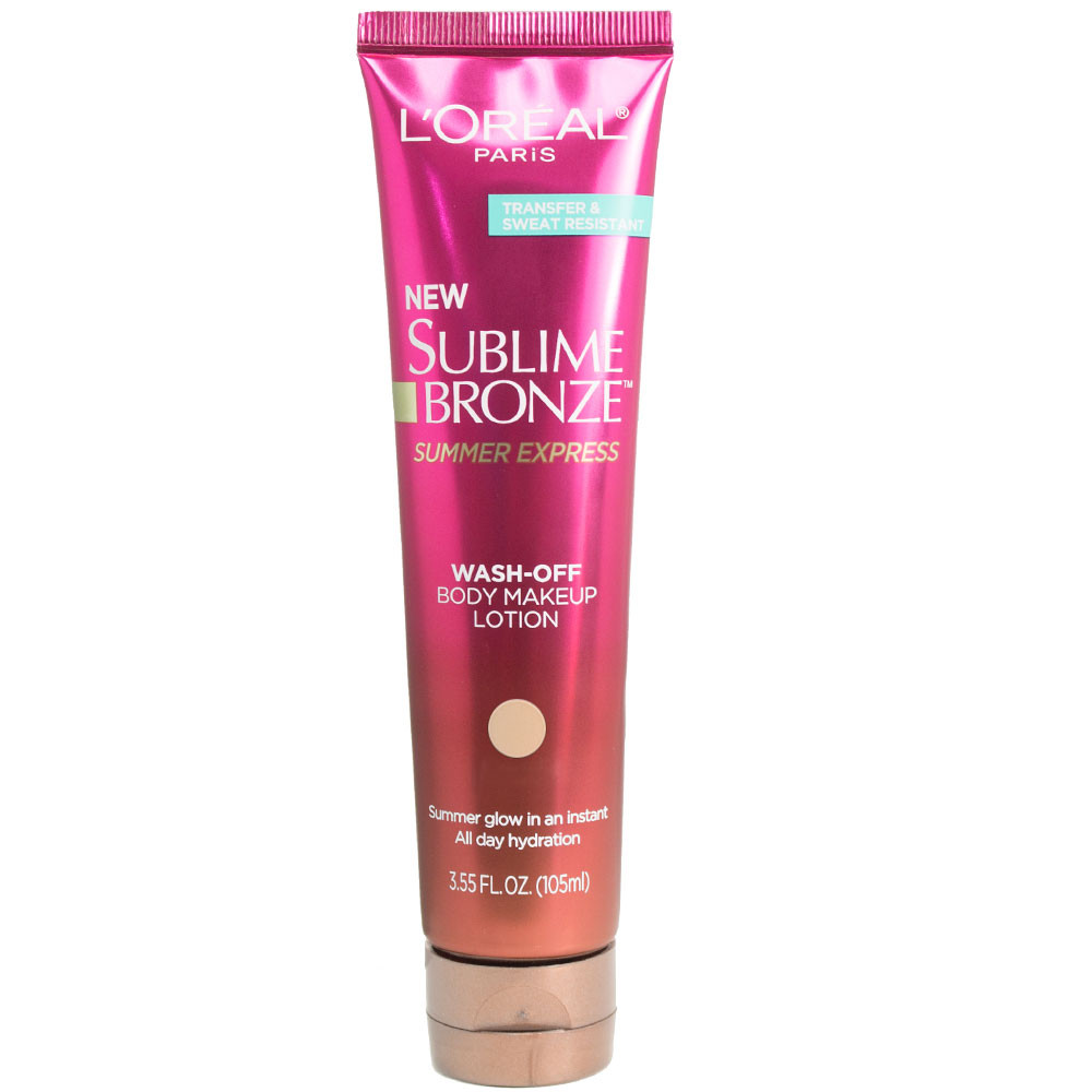 Loreal Sublime Bronze Summer Express Wash Off Body Makeup Lotion