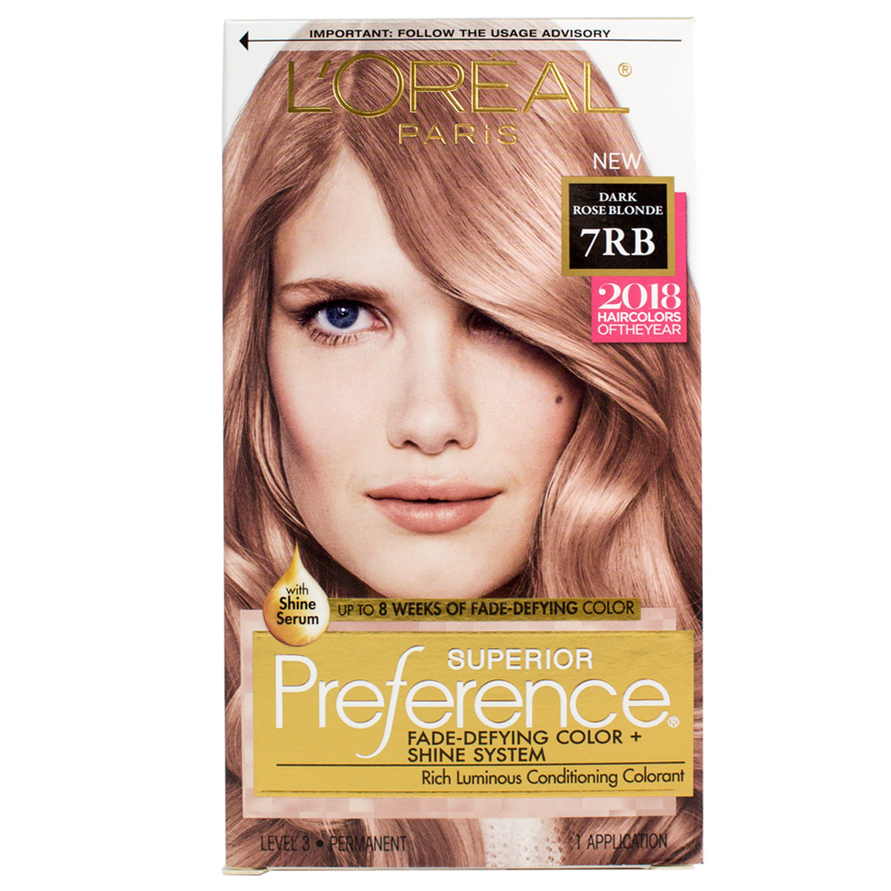 Superior Preference Permanent Color, with Shine Serum, W