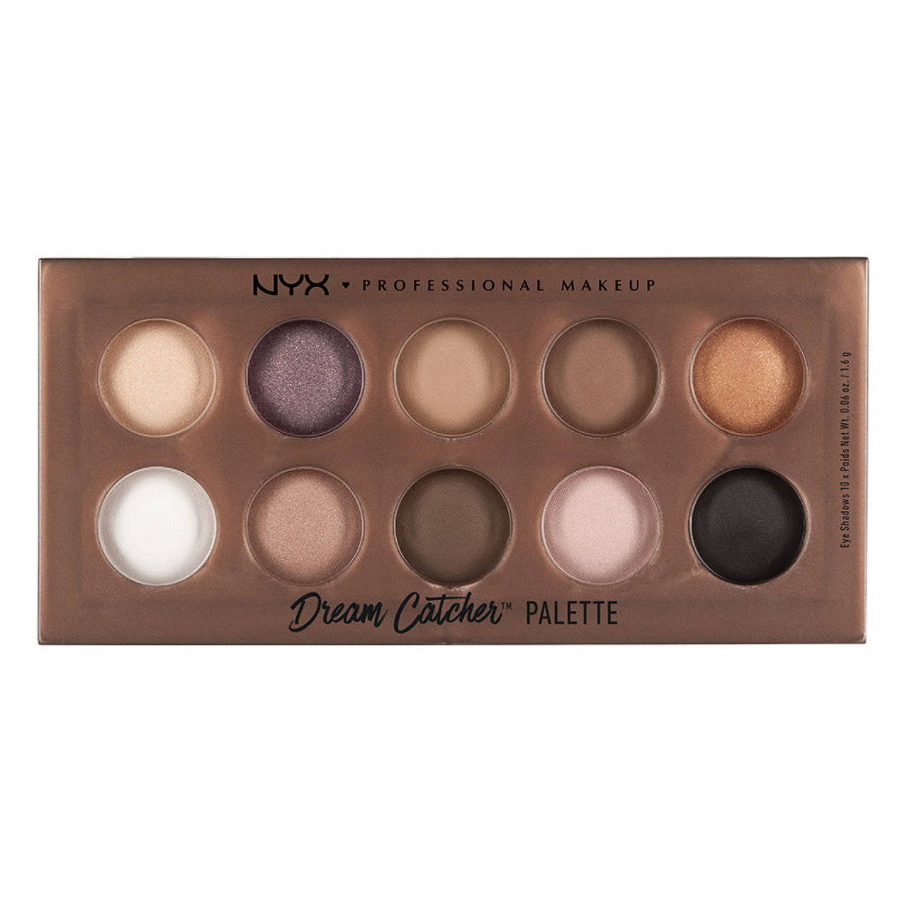 NYX Dream Catcher 10-Pan Eyeshadow Palette - Golden Horizons