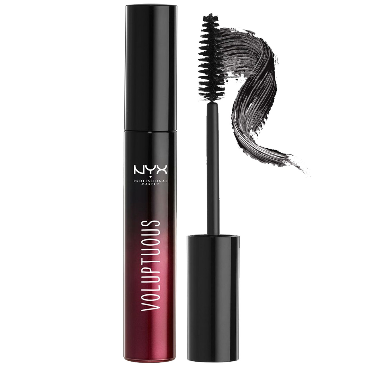 NYX Lashes Mascara, Voluptuous (Black) - BuyMeBeauty.com