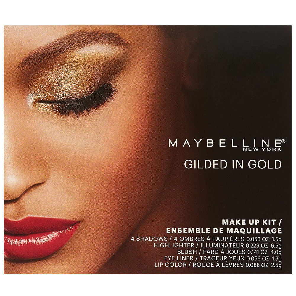 Maybelline Make Up Kit Gilded In Gold
