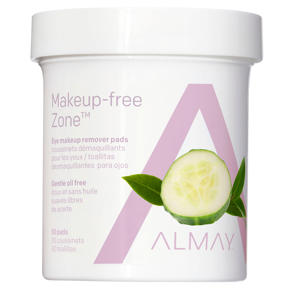 Almay Oil Free Gentle Eye Makeup Remover Pads, 80 Ct.