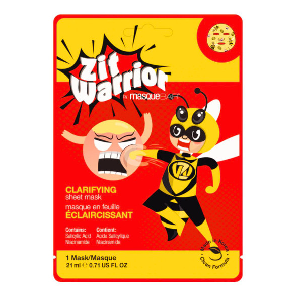Masque Bar Zit Warrior Clarifying Sheet Face Mask