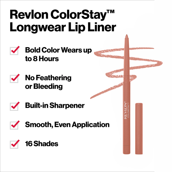 Revlon ColorStay Lipliner, Natural 685 (Pack of 2)