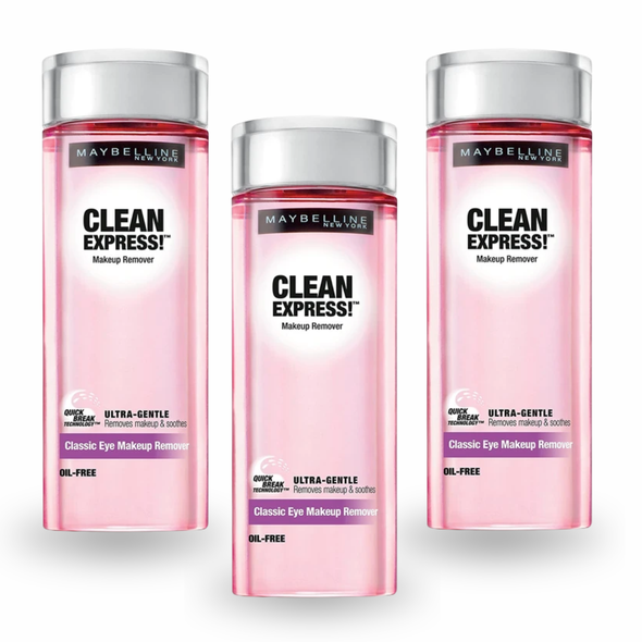 Maybelline Clean Express! Oil-Free Classic Eye Makeup Remover 4 oz 