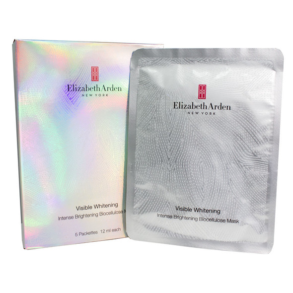 Elizabeth Arden Visible Whitening Intense Brightening Biocellulose Mask, 5 packette box