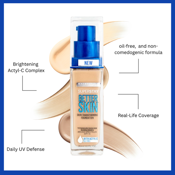 Maybelline Superstay Better Skin Skin-Transforming Foundation SPF15