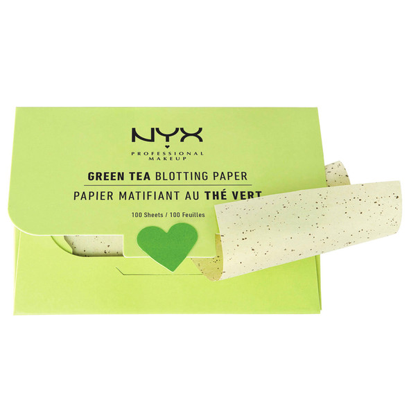 NYX Green Tea Face Blotting Paper, 100 Sheets