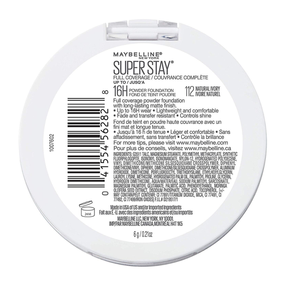 Maybelline SuperStay Full Coverage Powder Foundation
