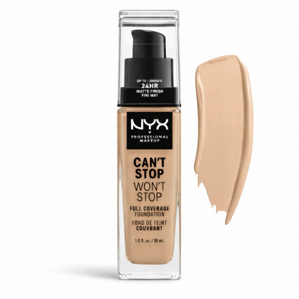 NYX Can't Stop Won't Stop Full Coverage Foundation True Beige