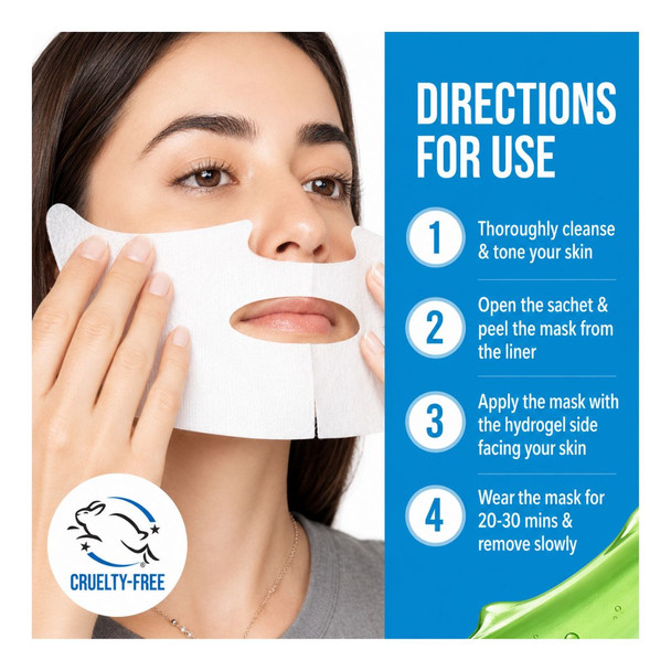 Masque Bar Clinic Shield & Soothe Hydrogel Facial Under PPE Mask