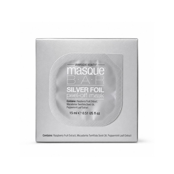  Masque Bar Silver Foil Peel-off Mask 0.51 fl oz