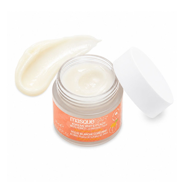 Masque Bar Korean White Peach with Honey Lip Sleeping Mask Jar 0.67 oz