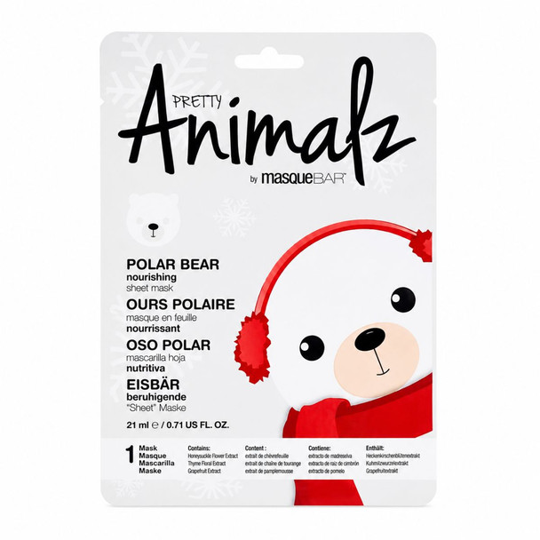 Masque Bar Pretty Animalz Facial Mask Gift Set 4 ct