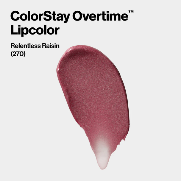 Revlon Colorstay Overtime Lipcolor - 270 Relentless Raisin (2-Pack)