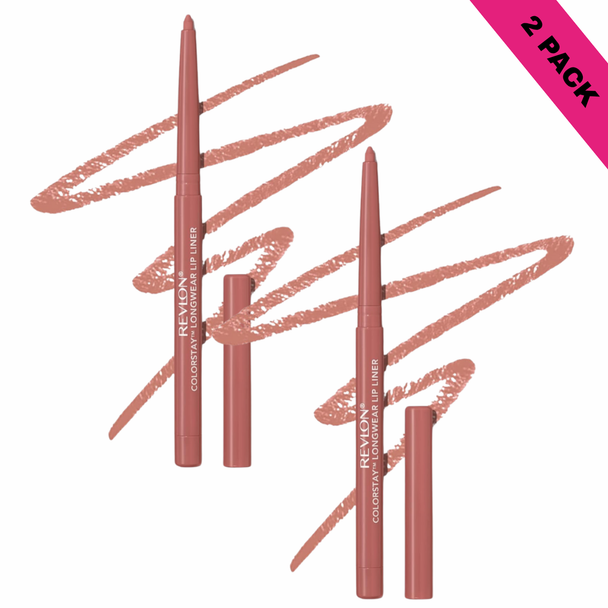 Revlon ColorStay Lipliner with SoftFlex, Rose 655 (Pack of 2)