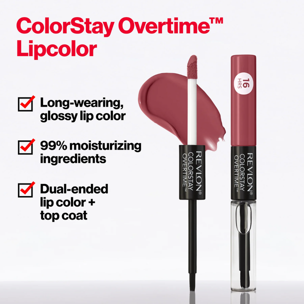 Revlon Colorstay Overtime Lipcolor - 380 Always Sienna (2-Pack)