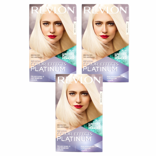 Revlon Color Effects Highlights Haircolor - Platinum (Blue Box) 3-Pack (050859 (3-pk))