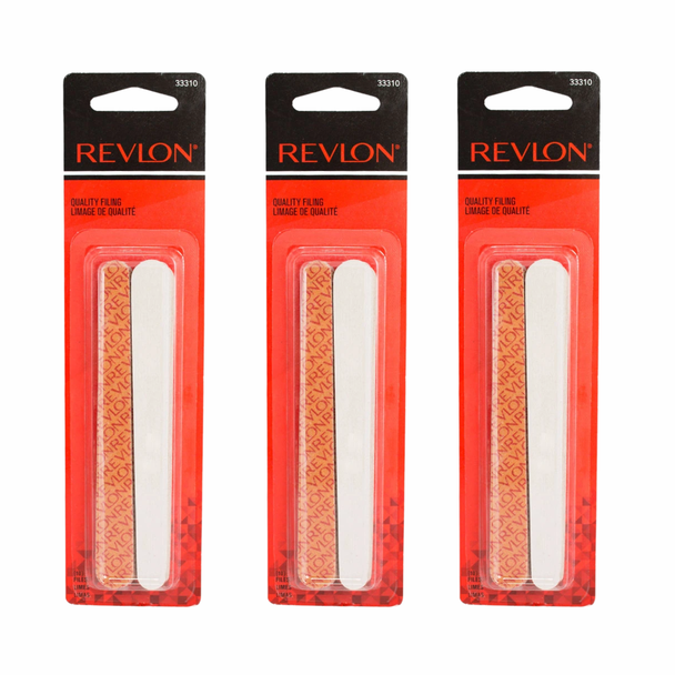 Revlon Dual Sided Compact Emery Boards, 10 Pack 33310 (3-Pack)