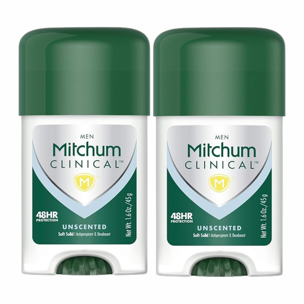 Mitchum Men Clinical Soft Solid Anti-Perspirant & Deodorant 1.6 oz - Unscented