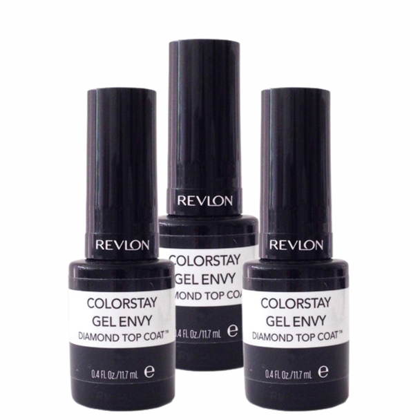 Revlon Colorstay Gel Envy Diamond Top Coat 010 (3-Pack)