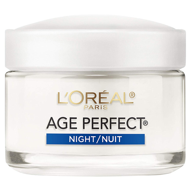 Loreal Age Perfect Anti-Sagging Hydrating Night Cream, 2.5 Oz.