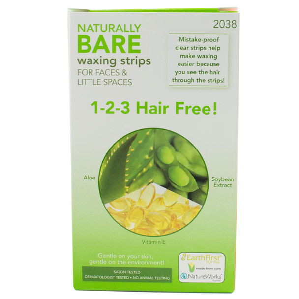 Sally Hansen Naturally Bare Wax Strips for Faces & Little Spaces