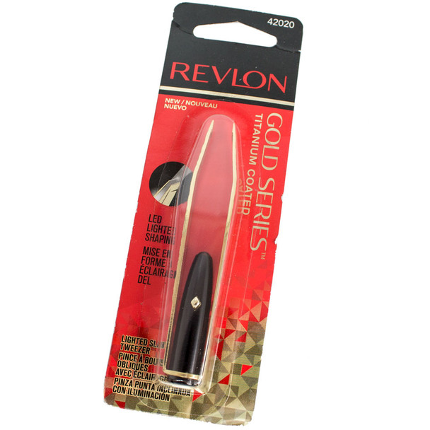 Revlon Titanium Coated Lighted Slant Tip Tweezer