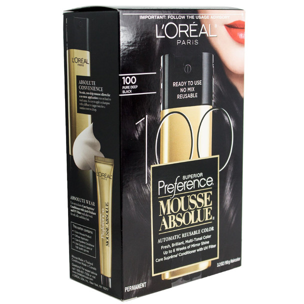 Loreal Superior Preference Mousse Absolue Austomatic Reusable Haircolor