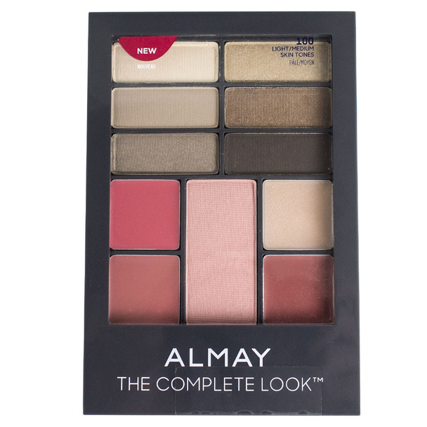 Almay The Complete Look Makeup Palette - 100 Light/Medium Skin Tones