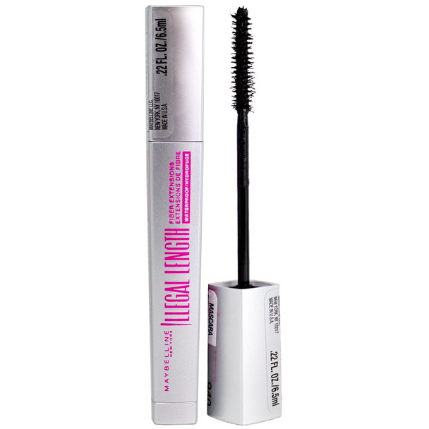 Maybelline Illegal Length Fiber Extensions Waterproof Mascara