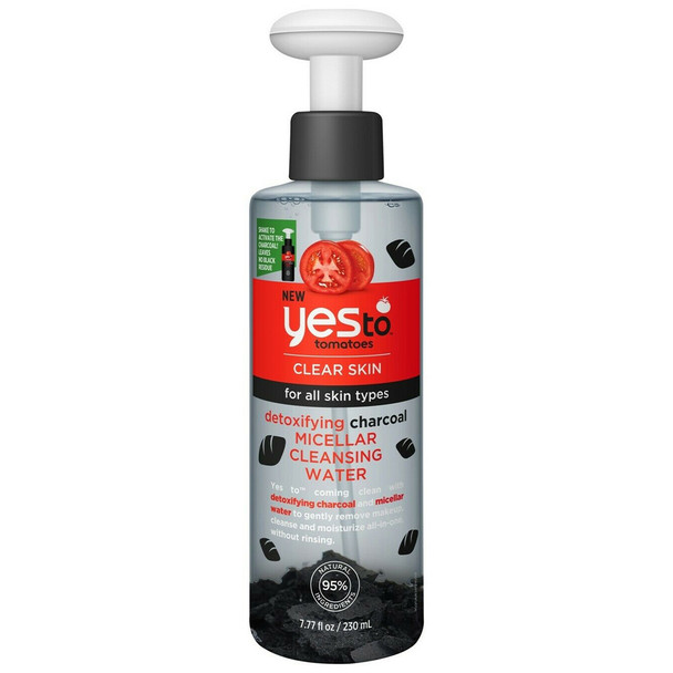 Yes To Tomatoes Detoxifying Charcoal Micellar Cleansing Water 7.77 fl oz