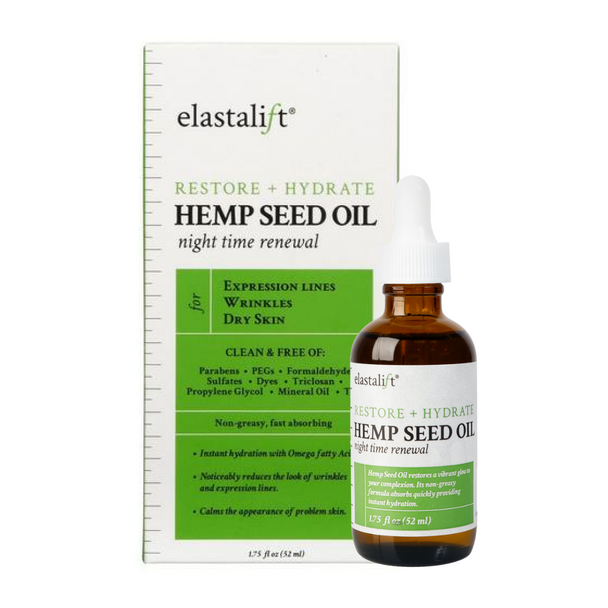 Elastalift Restore & Hydrate Night Time Renewal Hemp Seed Oil 1.75 fl oz