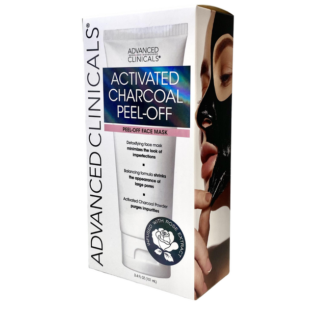 Advanced Clinicals Activated Charcoal Peel-Off Face Mask 3.4 oz