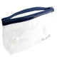 Elemis Clear Vinyl Cosmetic Travel Bag, Gusseted 4.5" x 7"