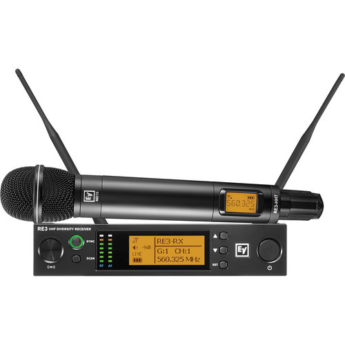 Electro-Voice RE3-ND76-6M wireless Handheld set with ND76 head 653-663 MHz Electro-Voice RE3-ND76-6M wireless Handheld set with ND76 head 653-663 MHz