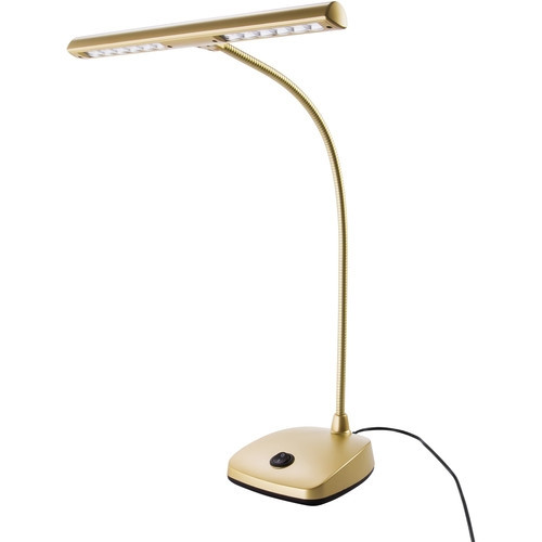 Konig & Meyer LED Piano Lamp, Gold Colored, Units:1 Konig & Meyer LED Piano Lamp, Gold Colored, Units:1
