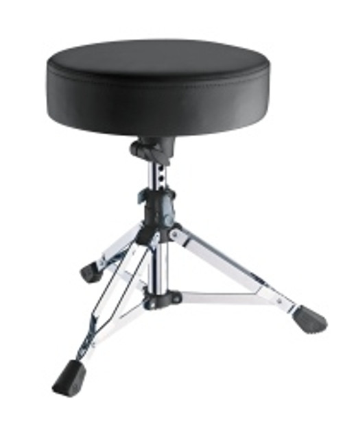 Konig & Meyer Drummer's Throne-Piccolino, Black Leatherette, Units:1 Konig & Meyer Drummer's Throne-Piccolino, Black Leatherette, Units:1