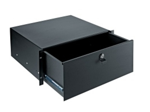 Konig & Meyer Rackmount Storage-4 spaces, 19.7 lbs, Black, Units:1