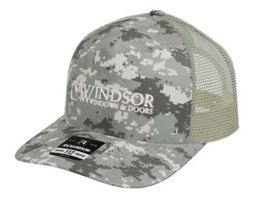 BRIEFING × WDS MESH CAP CAMO Richardson Printed Five-Panel Trucker