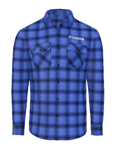Royal/Black Open Plaid