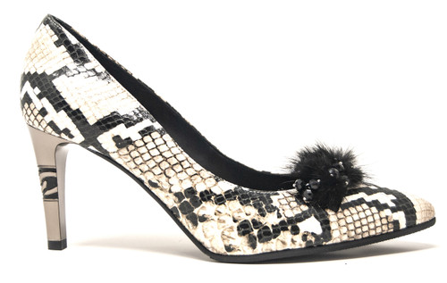 Lolita Python B/W Shoe Lolita Python B/W Shoe