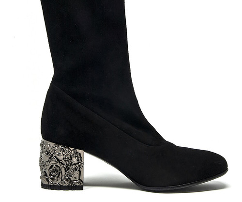 Ivana Suede Stretch Black